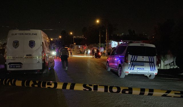 Hatay'da silahlı saldırıya uğrayan kişi yaralandı