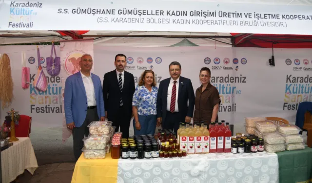 Üreten kadınlara bir destek de Trabzon'dan