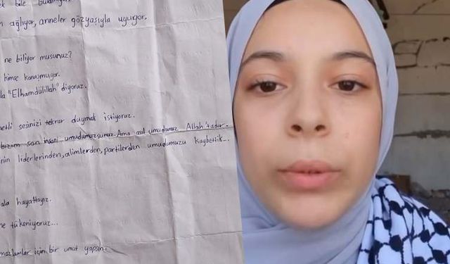 Gazze’deki çocuklar Erdoğan'a seslendi