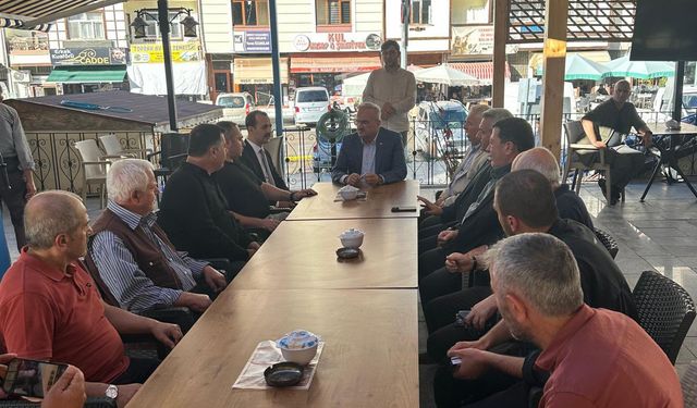 İçişleri Bakan Yardımcısı Karaloğlu Erzurum'da heyelan meydana gelen mahalleyi inceledi