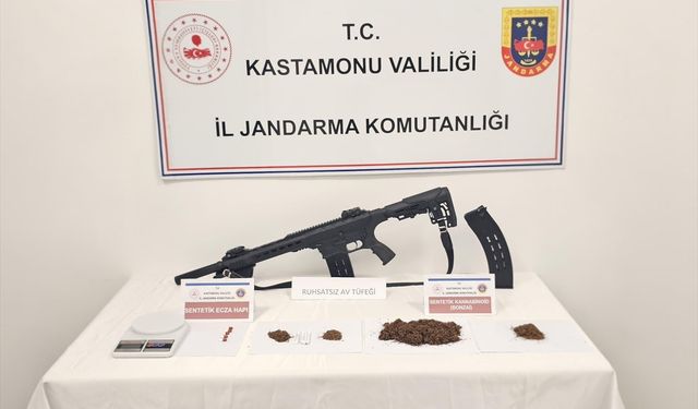 Kastamonu'da uyuşturucu operasyonlarında 5 zanlı tutuklandı
