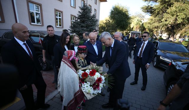 Sağlık Bakanı Kemal Memişoğlu, Çanakkale Valiliğini ziyaretinde konuştu