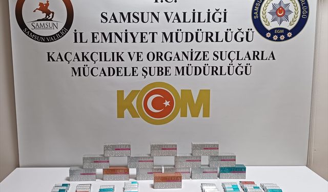 Samsun'da kaçakçılıkla mücadele kapsamında 4 zanlı yakalandı