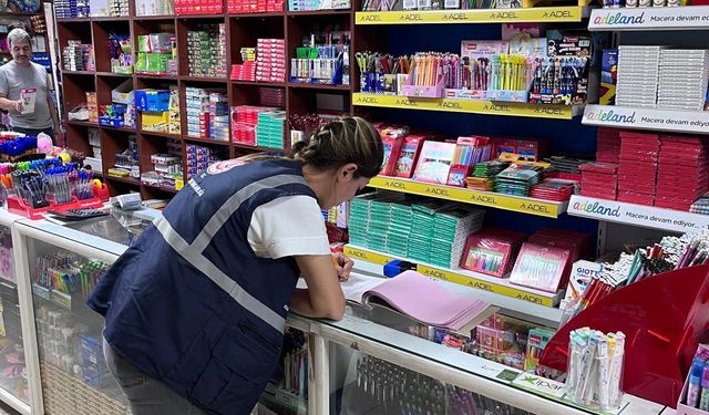 Şanlıurfa'da kırtasiye ve okul ürünleri satan 154 işletmeye para cezası verildi