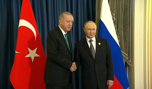 Erdoğan ile Putin Türkmenistan'da görüşecek