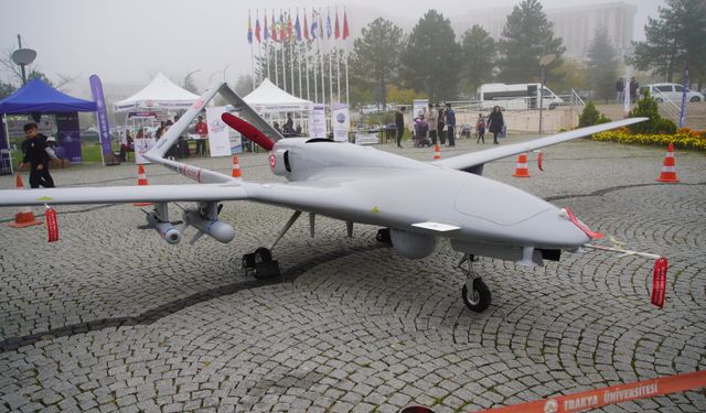 Bayraktar TB2 Edirne'deki festivalde sergilendi