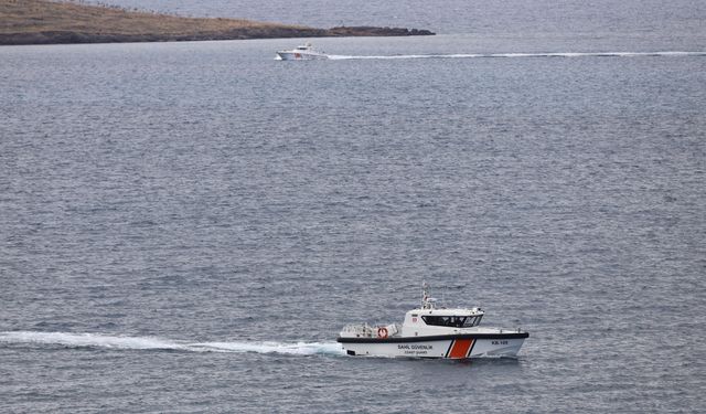 Bodrum'da göçmenleri taşıyan tekne battı