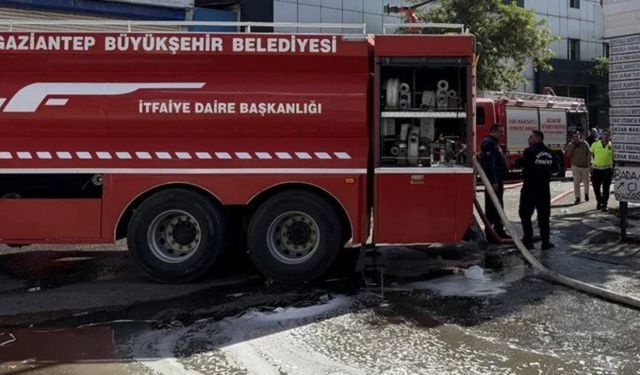 Gaziantep'te iş yeri yangını