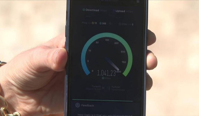 5G'nin TBMM testlerindeki hızı 1500 megabite kadar ulaşıyor