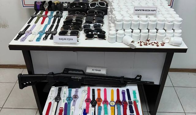 Samsun'da 10 bin uyuşturucu hap ele geçirildi