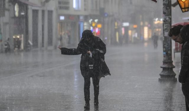 Meteoroloji'den fırtına ve kuvvetli yağış uyarısı