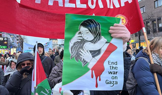 İsveç'te İsrail protesto edildi