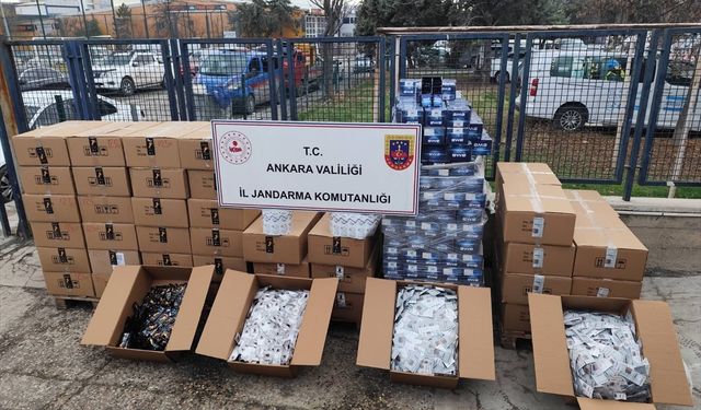 Ankara'da 127 bin 600 cinsel içerikli ürün ile 7 bin sahte etiket ele geçirildi