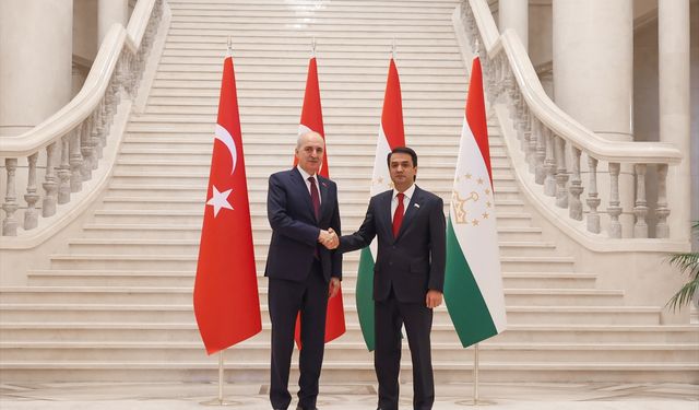 Numan Kurtulmuş, Tacikistan Ali Meclisi Milli Meclis Başkanı ile bir araya geldi