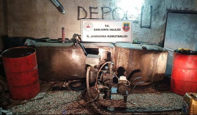 Şanlıurfa'da kaçak akaryakıt ele geçirildi
