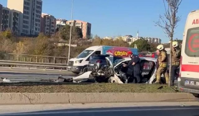 Başakşehir'de feci kaza: 1 ölü