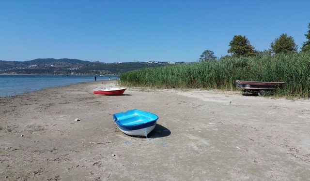 Sapanca Gölü'ndeki kuraklık suyun kalitesini de düşürüyor
