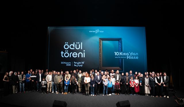 10. Kısa'dan Hisse Kısa Film Festivali  Ödül Töreniyle Sona Erdi