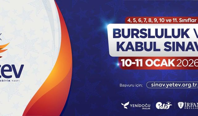 YETEV bursluluk ve kabul sınavı için geri sayım başladı!