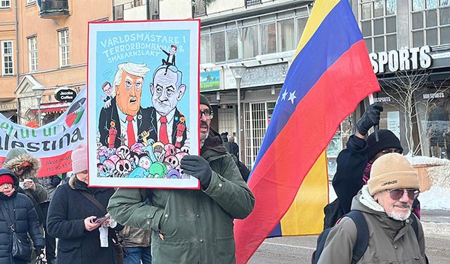 İsveç’te ABD ve İsrail protesto edildi