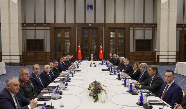 Cumhurbaşkanı Yardımcısı Yılmaz, Türkiye Coğrafi Bilgi Sistemi Kurulu Toplantısı'nda konuştu