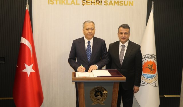 İçişleri Bakanı Yerlikaya, Samsun'da ziyaretlerde bulundu