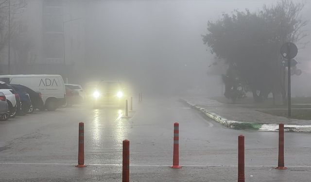 Trakya'da sis etkili oluyor