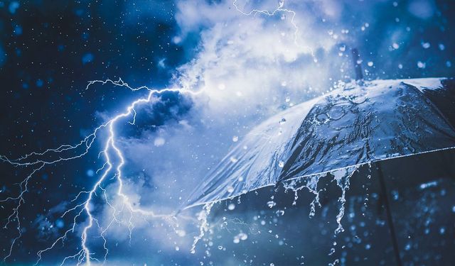 Meteoroloji'den 7 kente 'fırtına ve sağanak' uyarısı