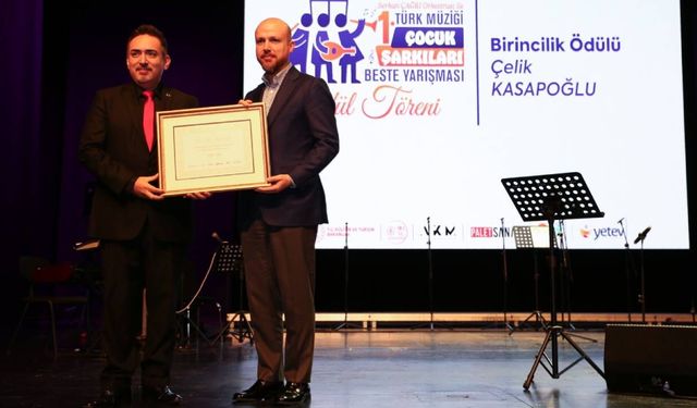 II. Türk Müziği Çocuk Şarkıları Beste Yarışması Ödül Töreni Gerçekleşti