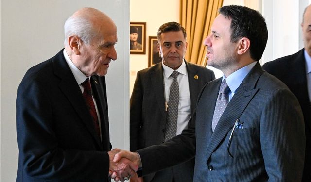 Bakan Gürlek, MHP Genel Başkanı Bahçeli'yi ziyaret etti