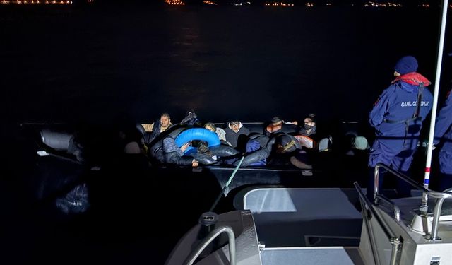 Çanakkale'de 29 düzensiz göçmen yakalandı