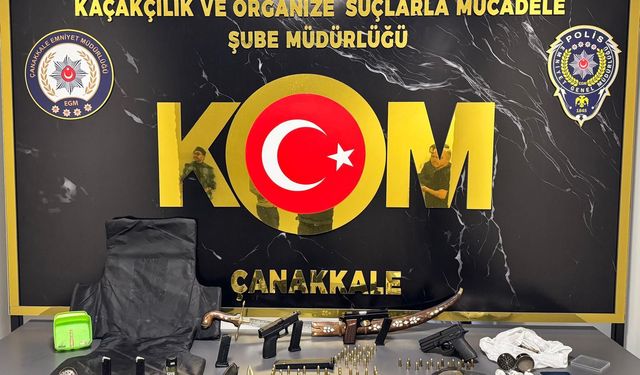 Çanakkale'de suç örgütü operasyonunda 21 şüpheli yakalandı