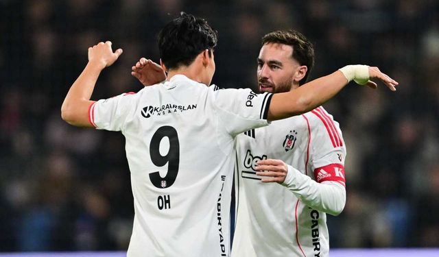 Beşiktaş deplasmanda galibiyete uçtu