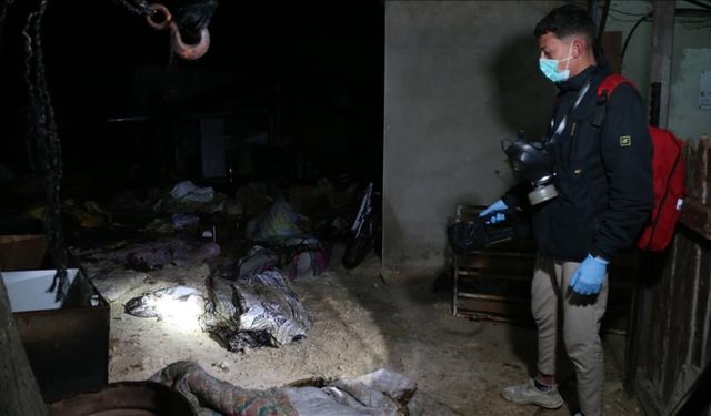 İşgalci İsrailliler Filistinlilere ait evleri ateşe verdi