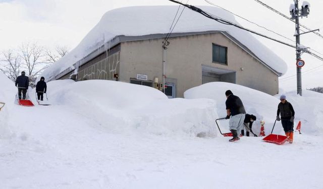 Japonya'da şiddetli kar! 30 kişi öldü