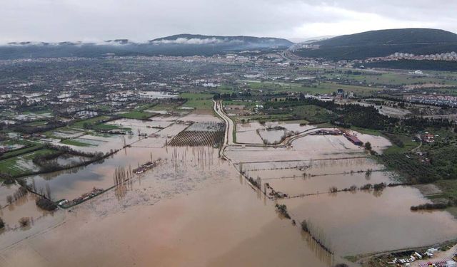 Muğla'da tarım arazileri su altında kaldı
