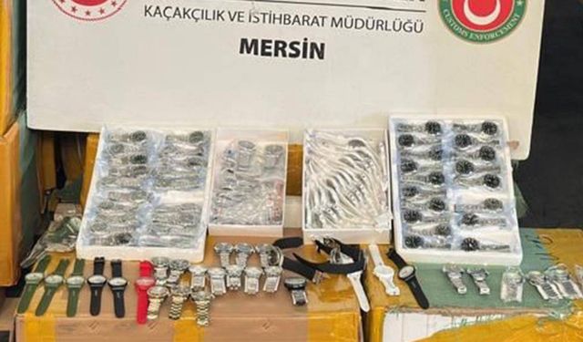 1,5 milyar lira değerinde 116 bin kaçak kol saati ele geçirildi