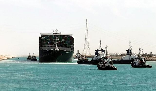 Gazze'de ateşkes sonrası Süveyş Kanalı'nın gelirlerinde artış