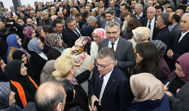 AK Parti Grup Başkanı Güler, Sivas'ta partisinin bayramlaşma programında konuştu