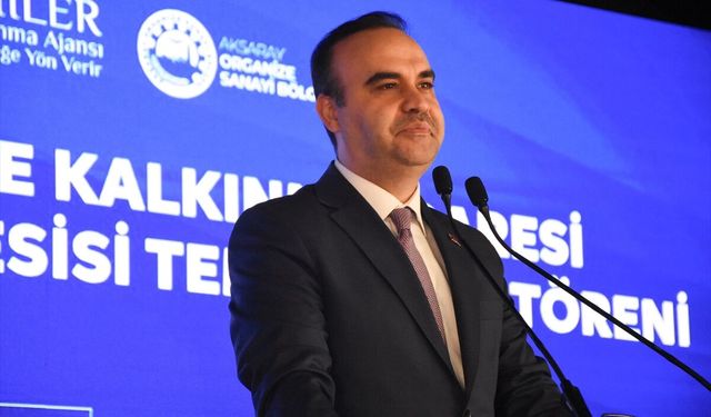 Bakan Kacır, Aksaray'da atık su arıtma tesisinin temel atma töreninde konuştu