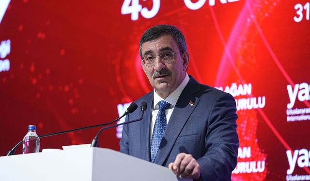 Cumhurbaşkanı Yardımcısı Yılmaz, YASED 45. Olağan Genel Kurulu'nda konuştu