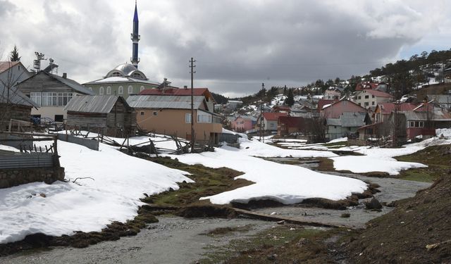 Sivas'taki Eğriçimen Yaylası baharın gelişiyle bir başka güzelliğe büründü
