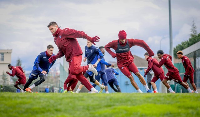 Trabzonspor, Kayserispor maçının hazırlıklarını tamamladı