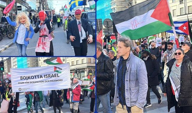İsveç’te Gazze ve Lübnan öfkesi!