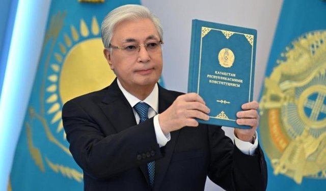 Kazakistan Cumhurbaşkanı ile İsrail Cumhurbaşkanı bir araya geldi