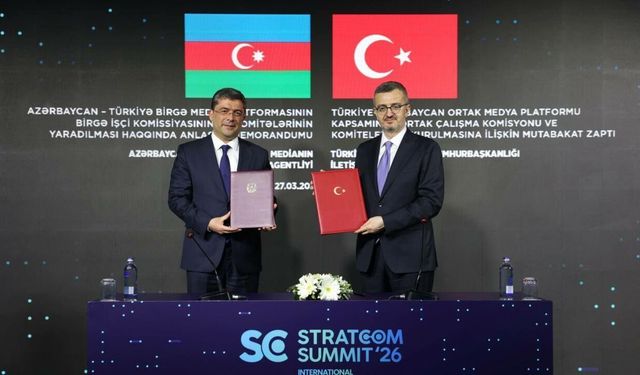 Türkiye ile Azerbaycan 'Ortak Medya Platformu' konusunda mutabakat zaptı imzaladı