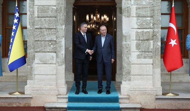 Başkan Erdoğan Becirovic'i resmi törenle karşıladı