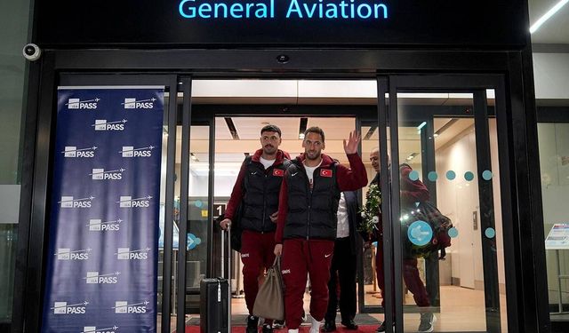 Dünya Kupası biletini alan Milliler yurda döndü