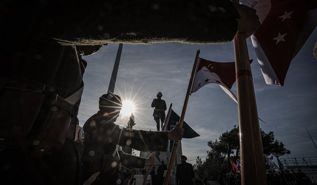 Çanakkale'de destanlaşan 57. Alay'ın kahramanları, muharebelerin 111. yılında Conkbayırı'nda anıldı