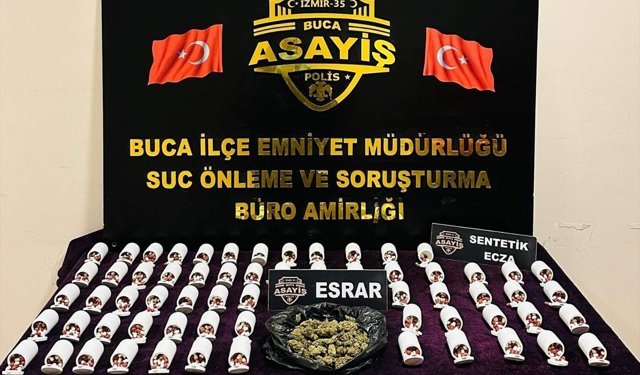 İzmir'de uyuşturucu operasyonunda 1 şüpheli yakalandı